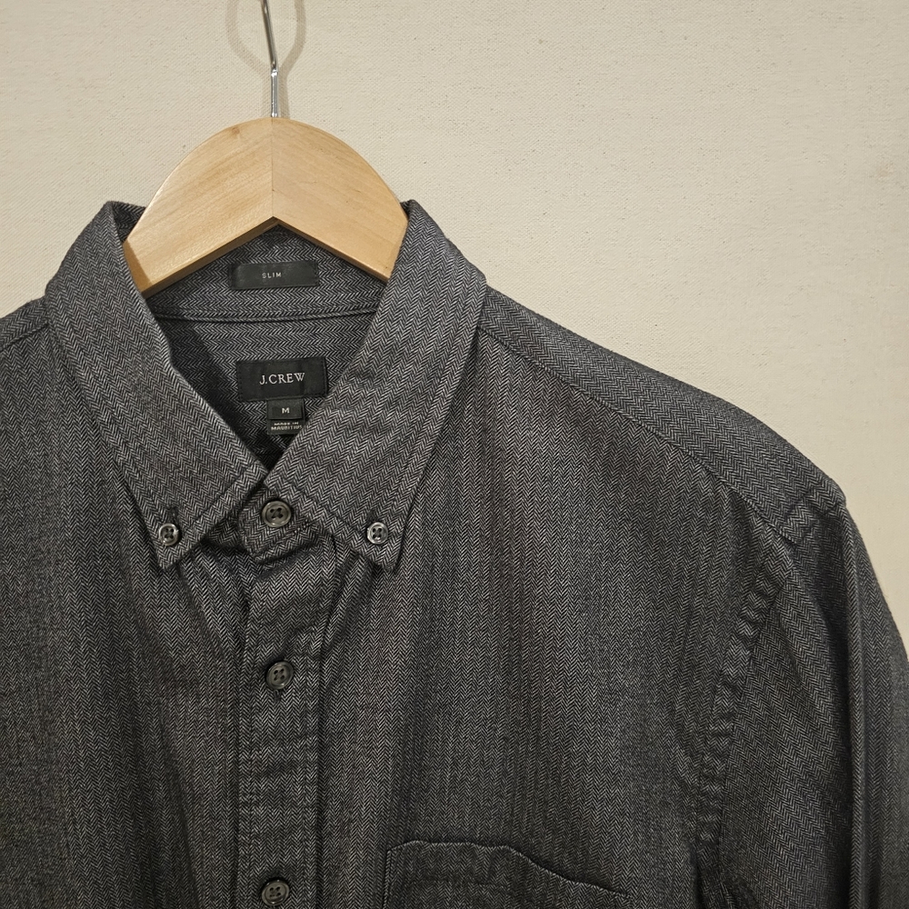 J. Crew Gray Casual Button Down Shirt